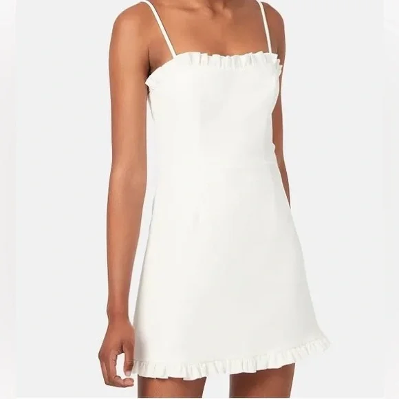 French Connection | Dresses | French Connection Womens Whisper Frill Dress  | Poshmark